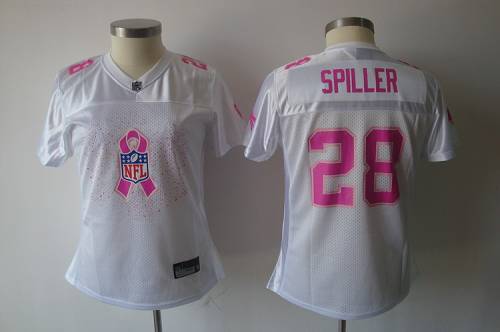 Bills #28 C.J. Spiller White 2011 Breast Cancer Awareness NFL Jersey